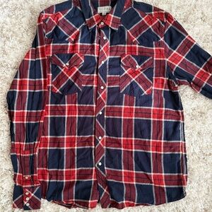 Tecovas Men's Western Plaid Shirt